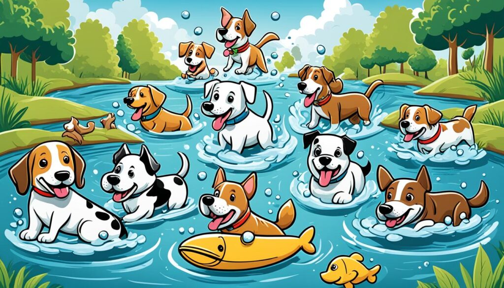 Perros en el Agua