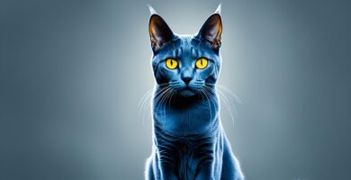 gato azul