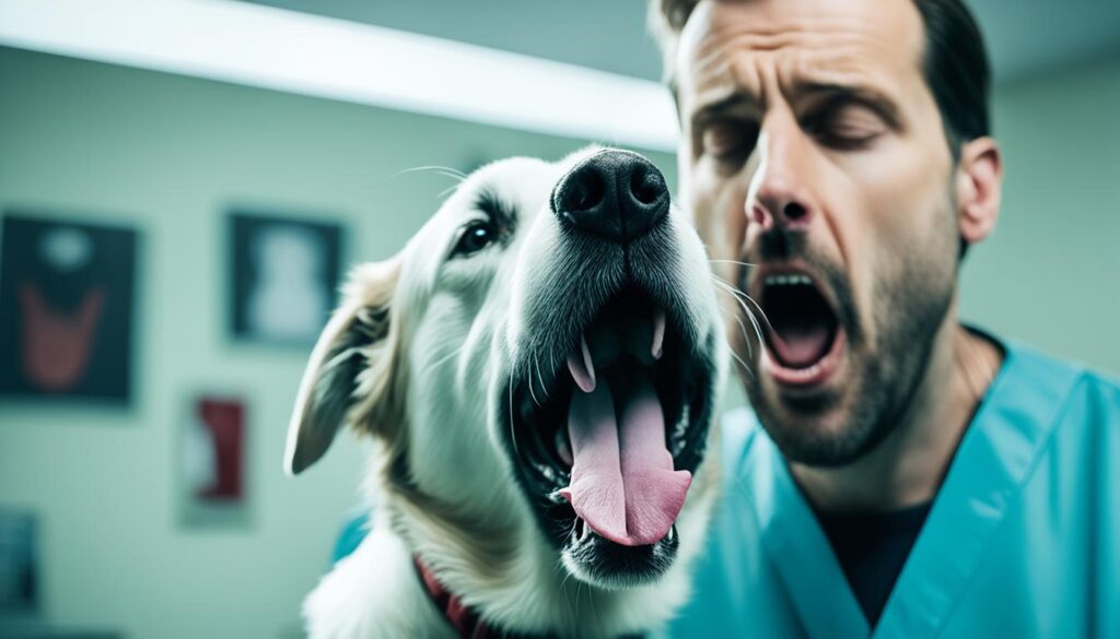 lengua azul perro