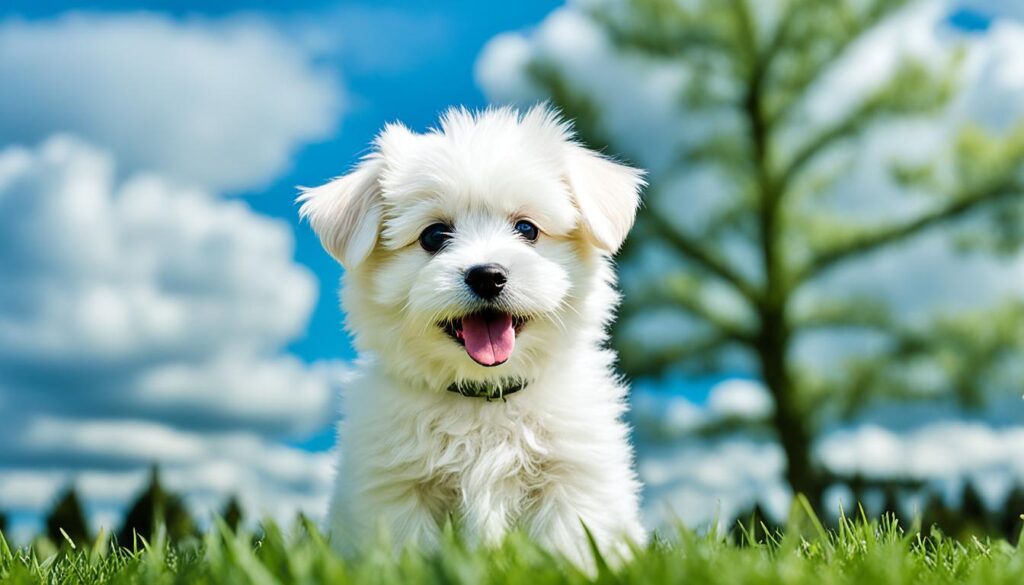 perro pequeño blanco